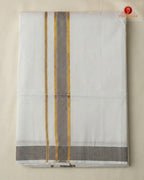 Premium Classic  Men's Cotton Shirt And Dhoti Set - Grey