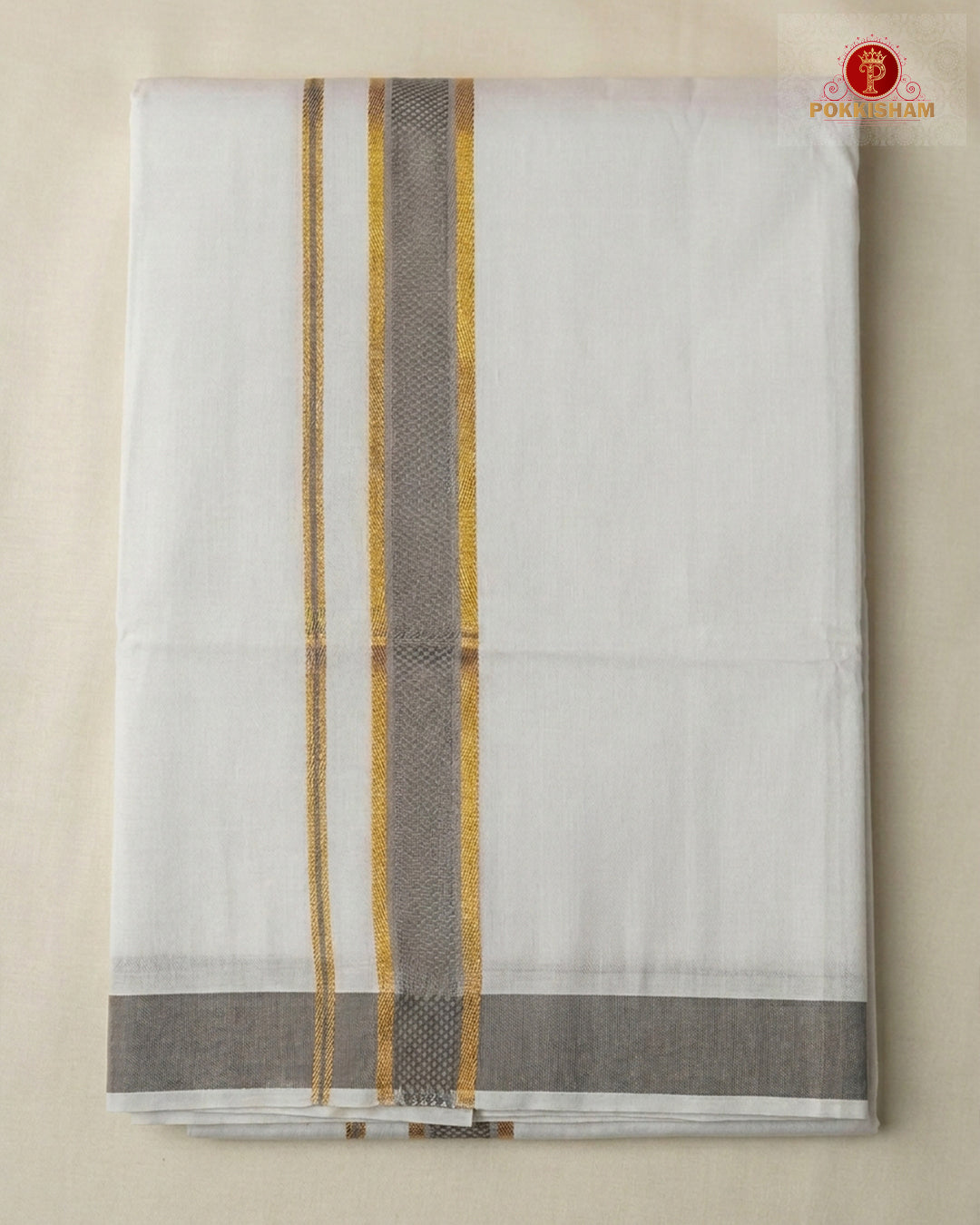 Premium Classic  Men's Cotton Shirt And Dhoti Set - Grey