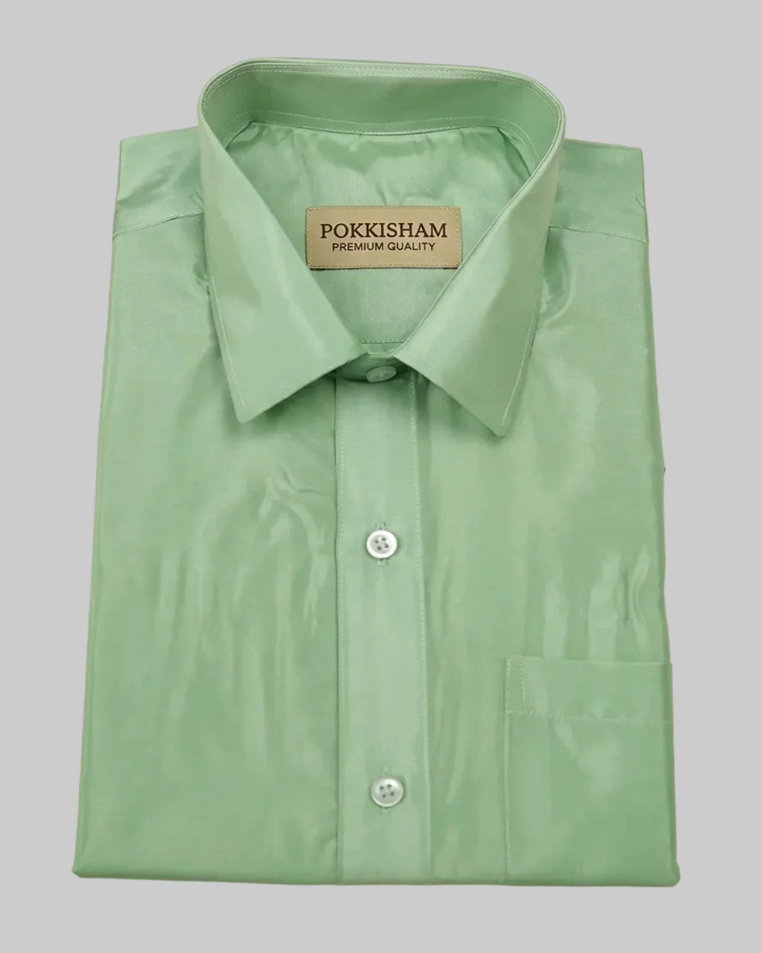 Premium Art Silk Shirt Only  -  Marine Grey