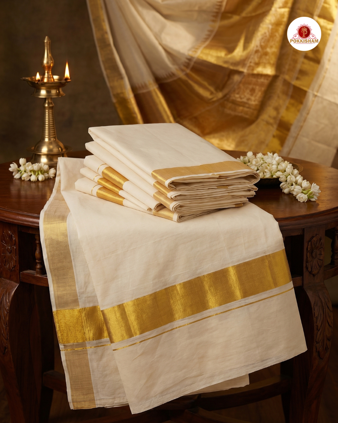 Kerala pure 100%  Cotton With plain