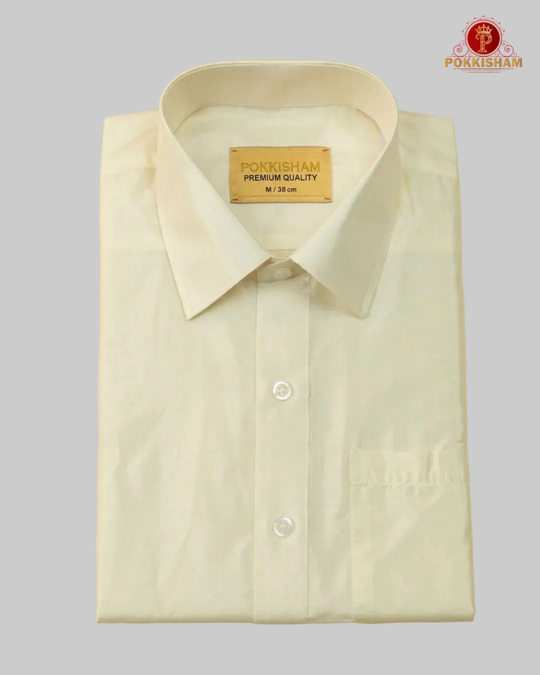 Premium Art Silk Shirt Only  -  Cream