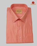 Premium Art Silk Shirt Only  -  Pinkish Peach