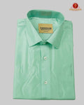 Premium Art Silk Shirt Only  -  Turquoise Blue