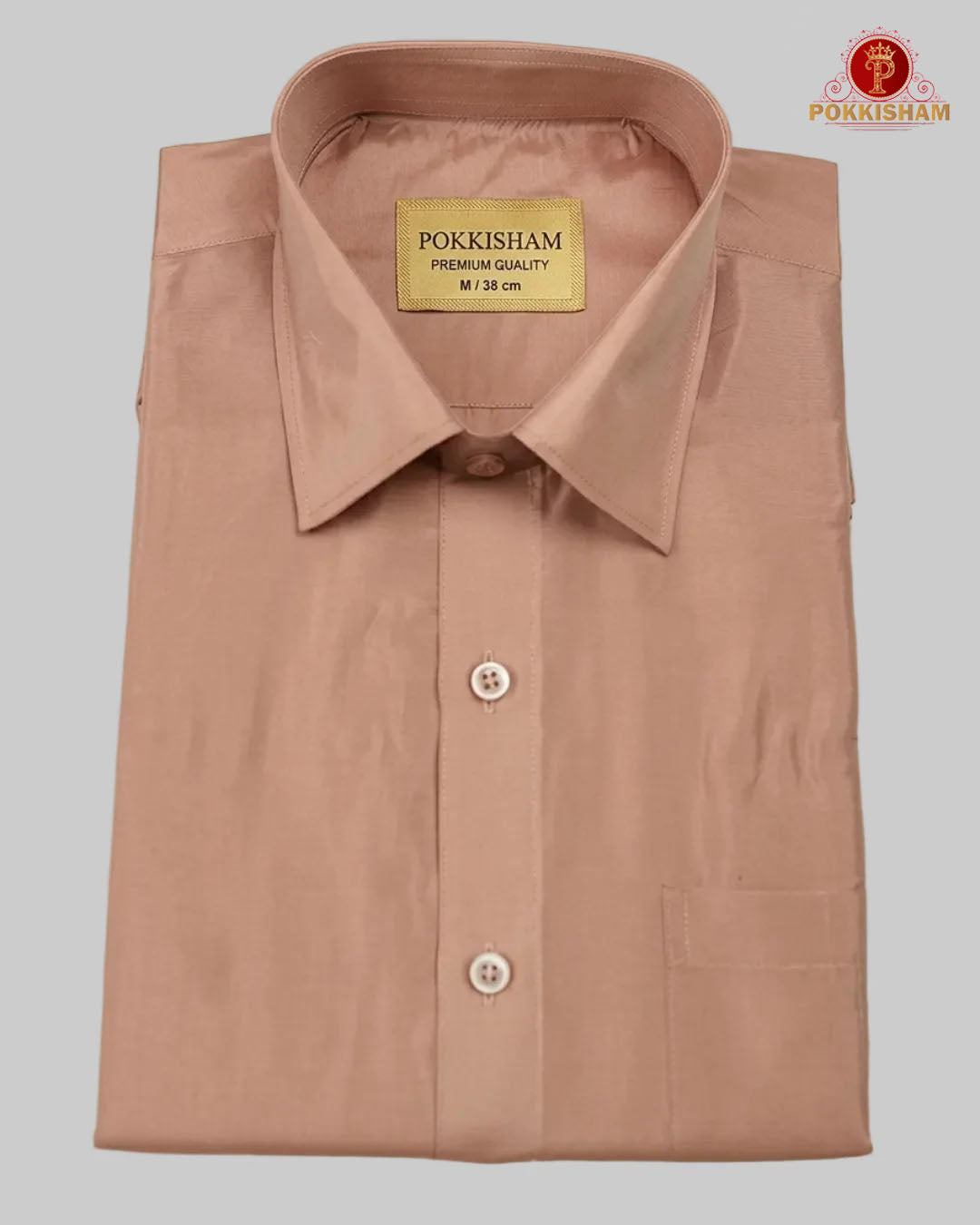 Premium Art Silk Shirt Only  -  Copper